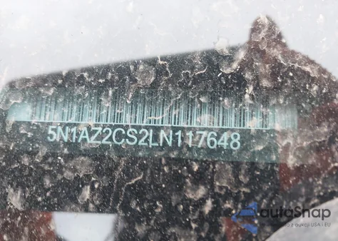 2020 Nissan Murano Sl Intelligent Awd z USA, uszkodzony, nr VIN 5N1AZ2CS2LN117648